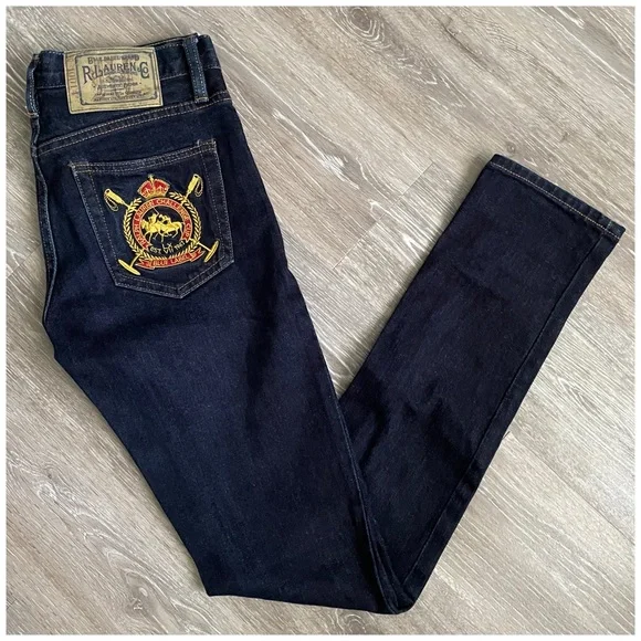 RALPH LAUREN BLUE LABEL Sport Challenge Cup 650 jeans size 26 - Picture 5 of 6